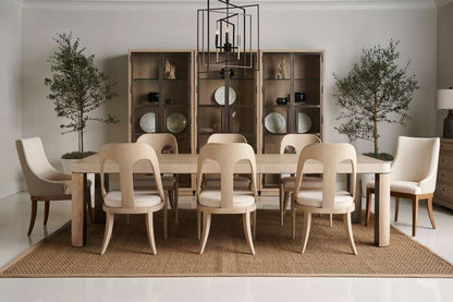 Jonathan Charles Fine Furniture - Water Upwelling Stone Leg Dining Table - 001-2-E60-TRV veiw 6