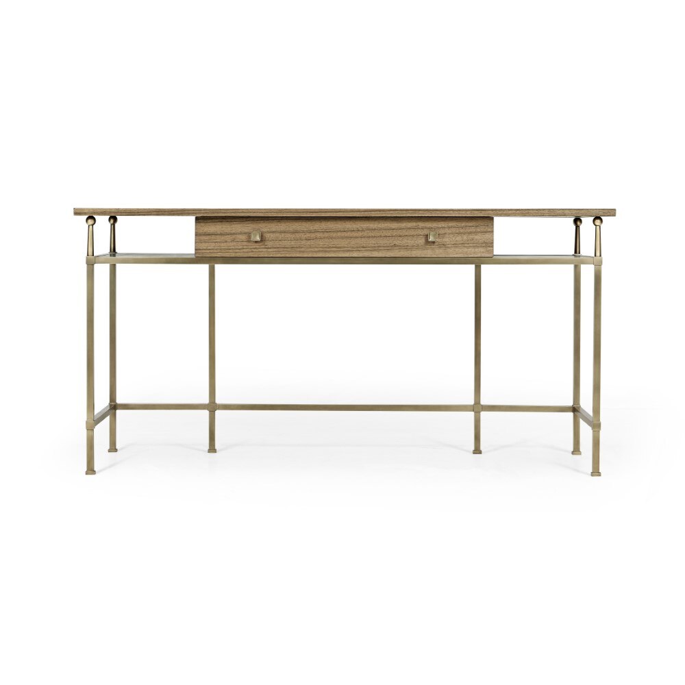 Jonathan Charles Fine Furniture - Hamilton - Golden Amber Writing Desk - 495991-PGA veiw 2