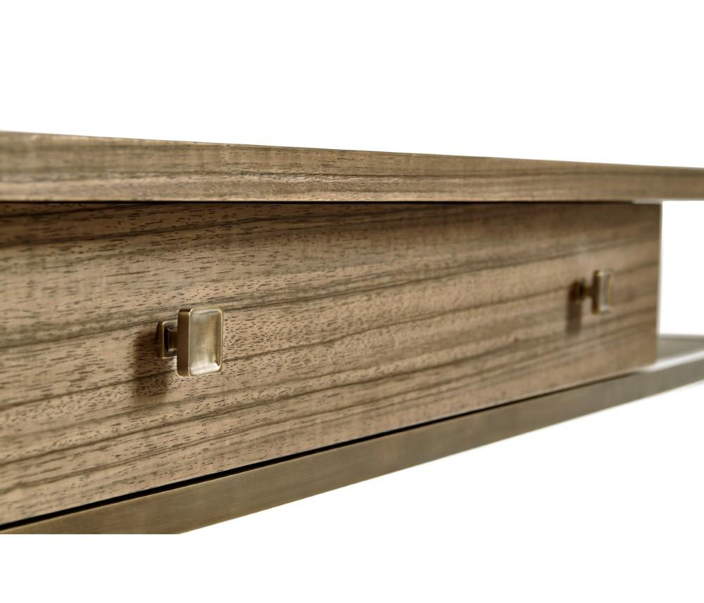 Jonathan Charles Fine Furniture - Hamilton - Golden Amber Writing Desk - 495991-PGA veiw 4