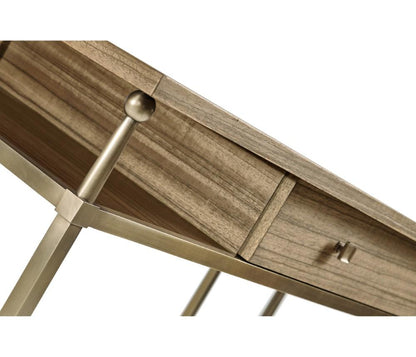 Jonathan Charles Fine Furniture - Hamilton - Golden Amber Writing Desk - 495991-PGA veiw 5