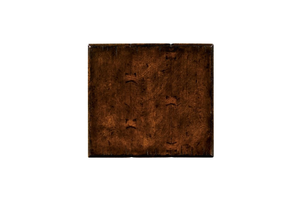 Jonathan Charles Fine Furniture - Sherwood Oak Elizabethan Dark Oak Square Side Table - 493371-TDO veiw 2