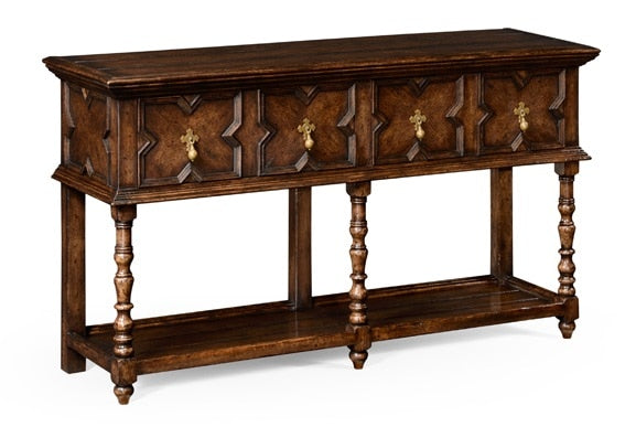 Jonathan Charles Fine Furniture - Sherwood Oak Tudor Style Dark Oak Buffet - 492988-TDO veiw 1