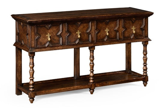 Jonathan Charles Fine Furniture - Sherwood Oak Tudor Style Dark Oak Buffet - 492988-TDO veiw 1