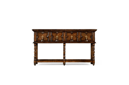 Jonathan Charles Fine Furniture - Sherwood Oak Tudor Style Dark Oak Buffet - 492988-TDO veiw 2