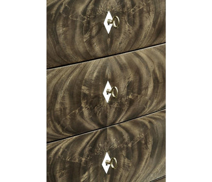 Jonathan Charles Fine Furniture - Buckingham - Small Bleached Mahogany Chest Of Drawers with Bone Inlay - 495832-MBL veiw 4