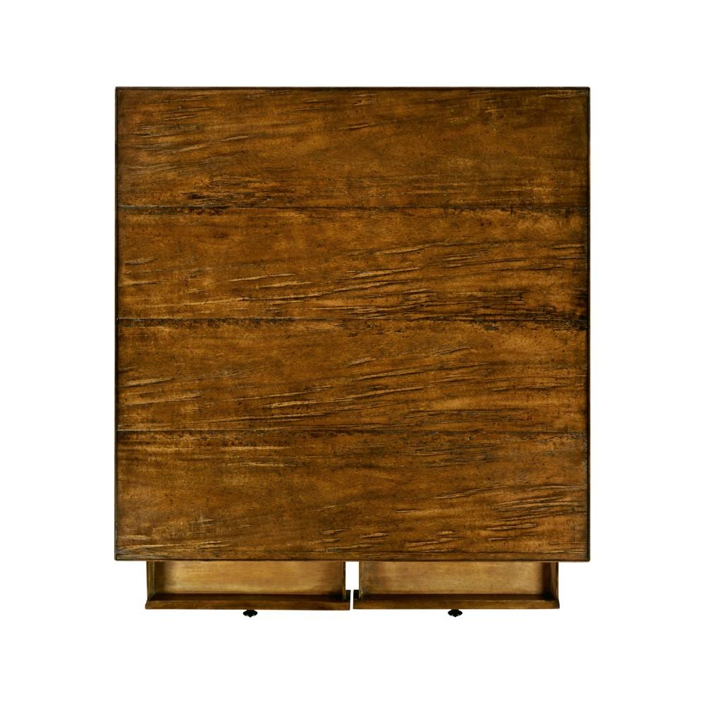 Jonathan Charles Fine Furniture - Casually Country - Square Coffee Table In Country Walnut - 491041-CFW veiw 3