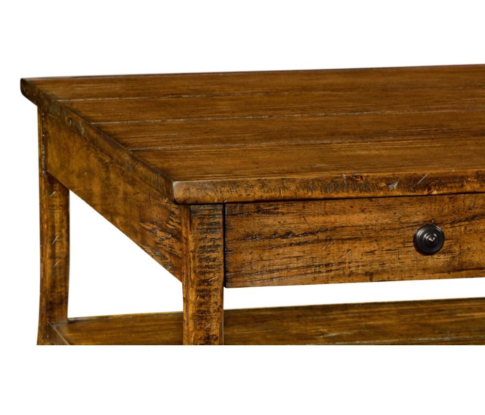 Jonathan Charles Fine Furniture - Casually Country - Square Coffee Table In Country Walnut - 491041-CFW veiw 4