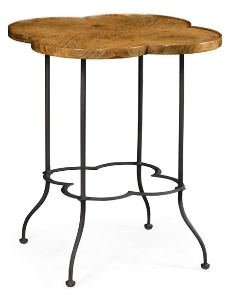 Jonathan Charles Fine Furniture - Sussex Quatrefoil Light Brown Chestnut Lamp Table - 491160-LBC veiw 1