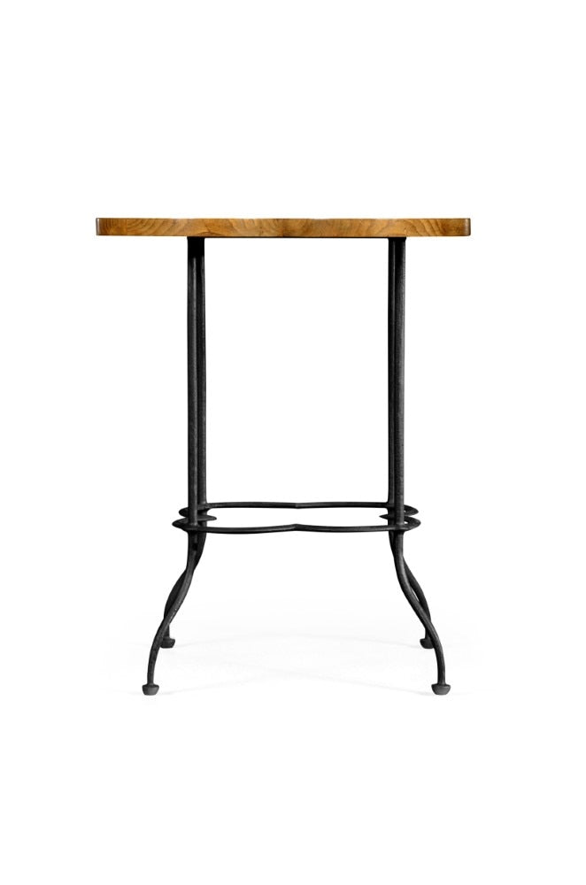 Jonathan Charles Fine Furniture - Sussex Quatrefoil Light Brown Chestnut Lamp Table - 491160-LBC veiw 2