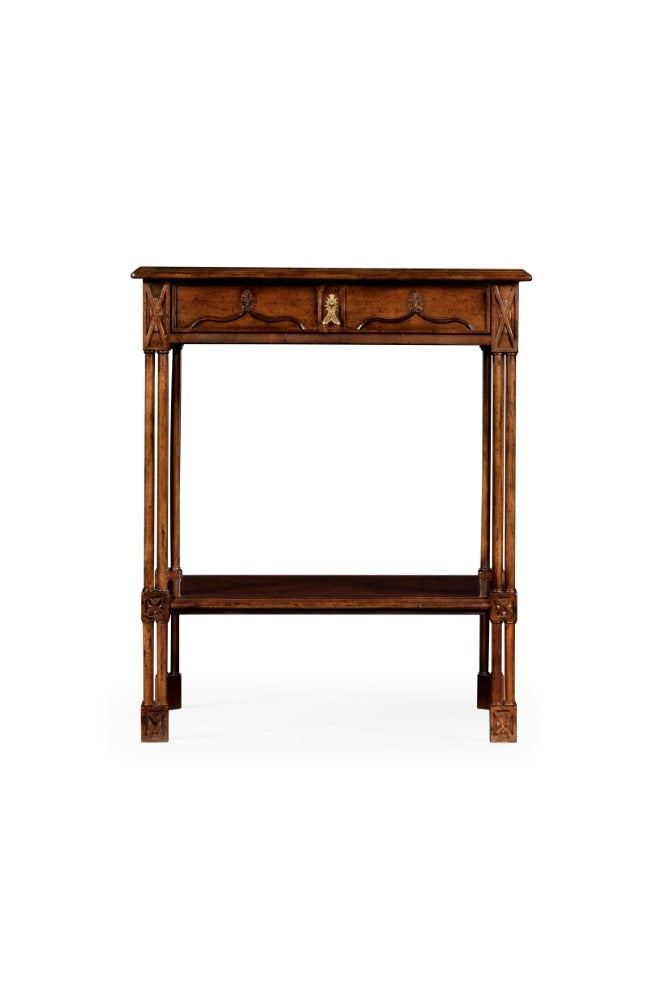 Jonathan Charles Fine Furniture - Tribeca Chippendale Gothic Rectangular Side Table - 493497-DCW veiw 2