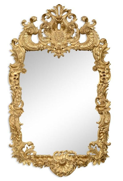 Jonathan Charles Fine Furniture - Versailles Finely Carved and Gilded Rococo Style Mirror - 494372-GIL veiw 1