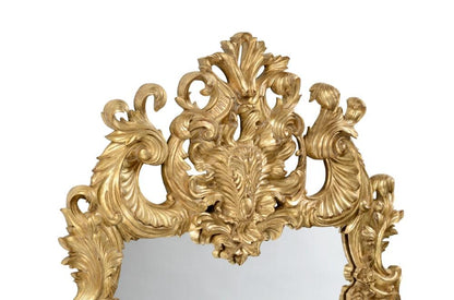Jonathan Charles Fine Furniture - Versailles Finely Carved and Gilded Rococo Style Mirror - 494372-GIL veiw 2