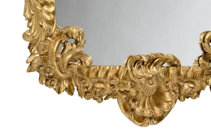 Jonathan Charles Fine Furniture - Versailles Finely Carved and Gilded Rococo Style Mirror - 494372-GIL veiw 3