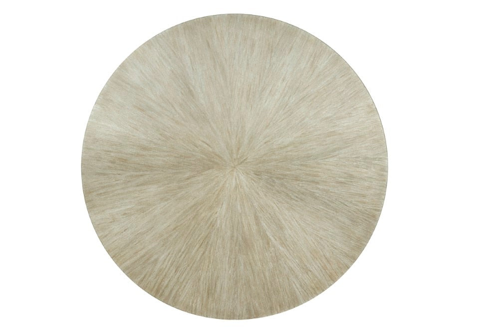 Jonathan Charles Fine Furniture - William Yeoward Country House Chic 70 Lacock Venetian White Oak Dining Table with Silver Guilding - 530054-70D-VWO veiw 3