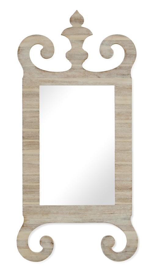 Jonathan Charles Fine Furniture - William Yeoward Country House Chic Abottsworth Washed Acacia Mirror - 530192-WAA veiw 1