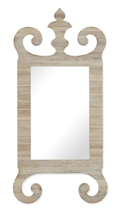 Jonathan Charles Fine Furniture - William Yeoward Country House Chic Abottsworth Washed Acacia Mirror - 530192-WAA veiw 1