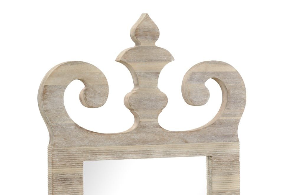 Jonathan Charles Fine Furniture - William Yeoward Country House Chic Abottsworth Washed Acacia Mirror - 530192-WAA veiw 2