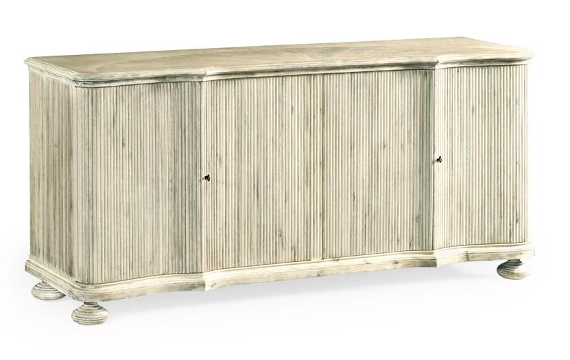 Jonathan Charles Fine Furniture - William Yeoward Country House Chic Belleville Washed Acacia Buffet - 530127-WAA veiw 1