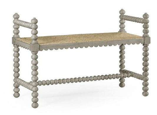 Jonathan Charles Fine Furniture - William Yeoward Country House Chic Bellingham Country Grey Single Bench - 530008-CGR veiw 1
