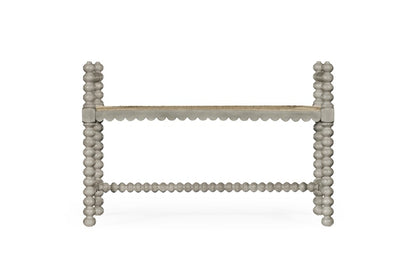 Jonathan Charles Fine Furniture - William Yeoward Country House Chic Bellingham Country Grey Single Bench - 530008-CGR veiw 2