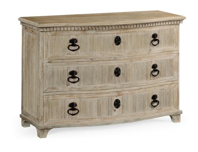 Jonathan Charles Fine Furniture - William Yeoward Country House Chic Bickerton Washed Acacia Commode - 530068-WAA veiw 1