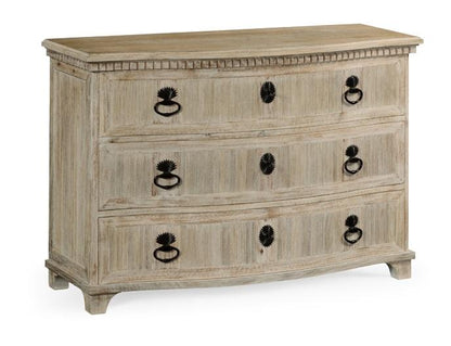 Jonathan Charles Fine Furniture - William Yeoward Country House Chic Bickerton Washed Acacia Commode - 530068-WAA veiw 1