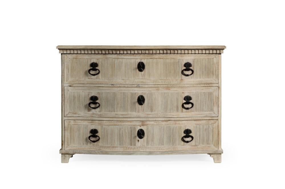 Jonathan Charles Fine Furniture - William Yeoward Country House Chic Bickerton Washed Acacia Commode - 530068-WAA veiw 2