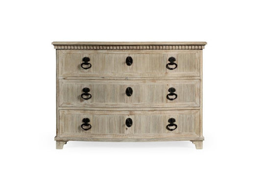Jonathan Charles Fine Furniture - William Yeoward Country House Chic Bickerton Washed Acacia Commode - 530068-WAA veiw 2