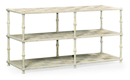 Jonathan Charles Fine Furniture - William Yeoward Country House Chic Bobbin Washed Acacia Console Table - 530206-WAA veiw 1