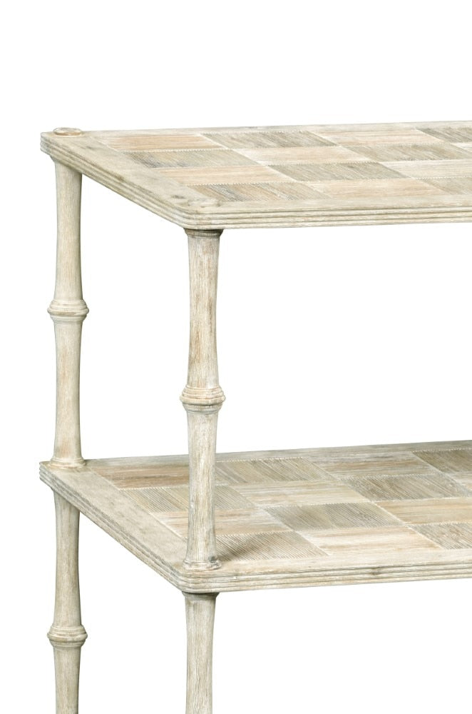 Jonathan Charles Fine Furniture - William Yeoward Country House Chic Bobbin Washed Acacia Console Table - 530206-WAA veiw 3