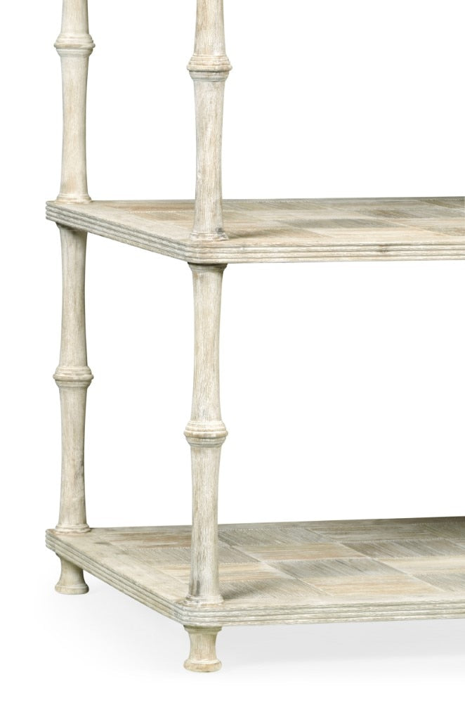 Jonathan Charles Fine Furniture - William Yeoward Country House Chic Bobbin Washed Acacia Console Table - 530206-WAA veiw 5