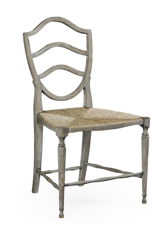 Jonathan Charles Fine Furniture - William Yeoward Country House Chic Bodiam Grey Oak Side Chair - 530000-SC-GYO veiw 1