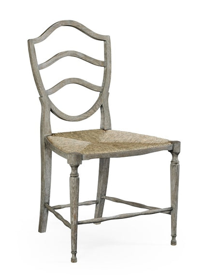 Jonathan Charles Fine Furniture - William Yeoward Country House Chic Bodiam Grey Oak Side Chair - 530000-SC-GYO veiw 1
