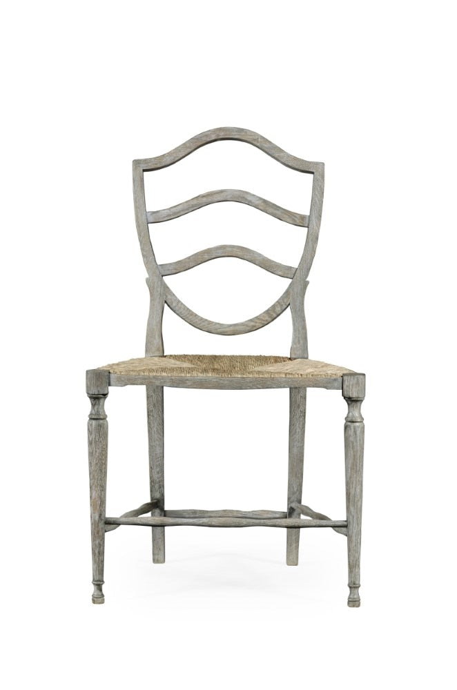 Jonathan Charles Fine Furniture - William Yeoward Country House Chic Bodiam Grey Oak Side Chair - 530000-SC-GYO veiw 2