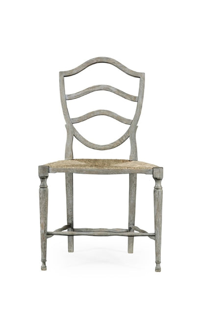 Jonathan Charles Fine Furniture - William Yeoward Country House Chic Bodiam Grey Oak Side Chair - 530000-SC-GYO veiw 2