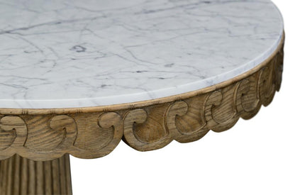 Jonathan Charles Fine Furniture - William Yeoward Country House Chic Dalkeith Washed Oak Table - 530046-WAO veiw 3