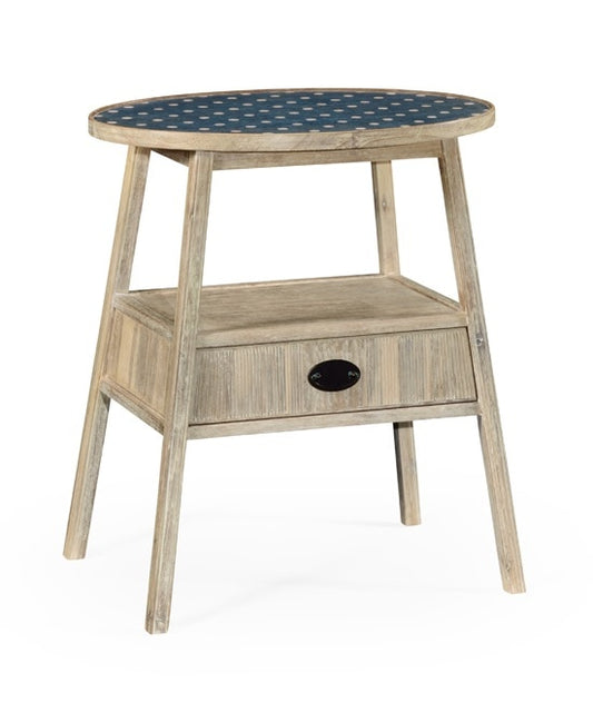 Jonathan Charles Fine Furniture - William Yeoward Country House Chic Lintbury Washed Acacia Side Table - 530124-WAA veiw 1