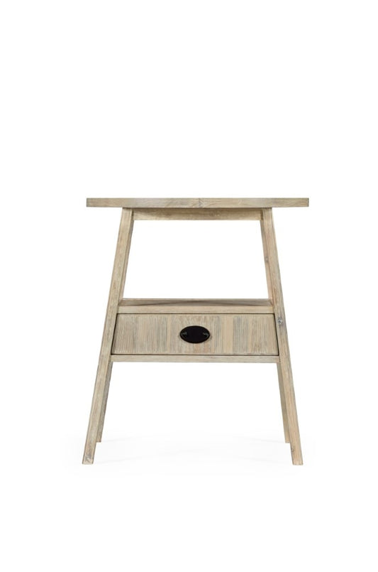 Jonathan Charles Fine Furniture - William Yeoward Country House Chic Lintbury Washed Acacia Side Table - 530124-WAA veiw 2