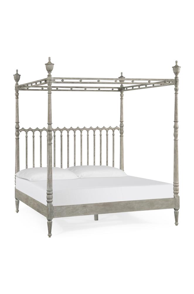 Jonathan Charles Fine Furniture - William Yeoward Country House Chic Morris Grey Oak US King Bed - 530090-USK-GYO veiw 1