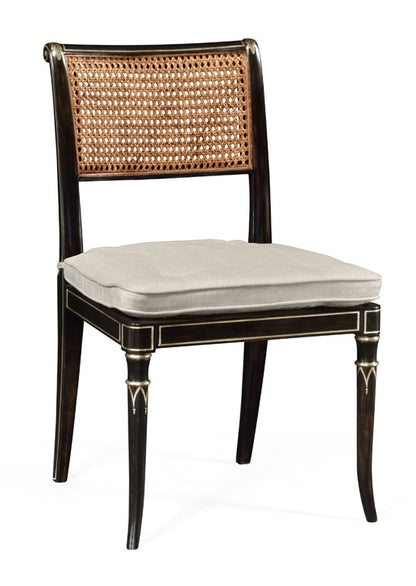 Jonathan Charles Fine Furniture - William Yeoward Uptown Classic Linden Charcoal Wash Dining Side Chair - 530121-SC-CHW veiw 1