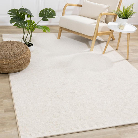 Kalora Interiors - Ella Cream Carved Pile Plush Rug, 710in x 1010in - 475320/100 240330