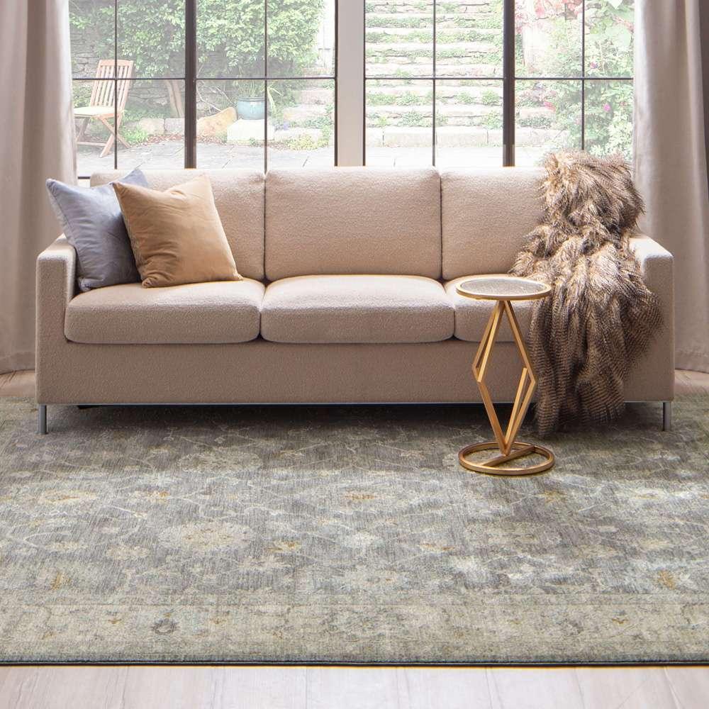Karastan - Adalia Kahta Dark Grey 7 10in x 10 3in Area Rug - RG850-078-094123-IP veiw 5