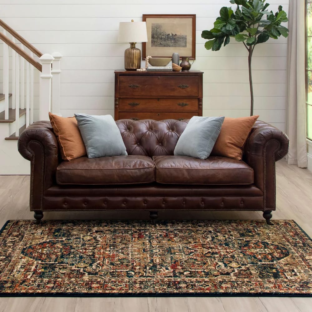 Karastan - Alcantara Sapphire 5' 3" x 7' 10" Area Rug - 90807 50130 063094 IR view 8