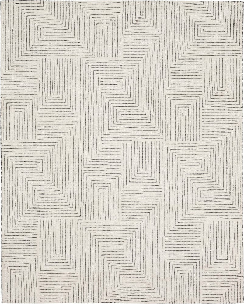 Karastan - Algiers Black/white 6' x 9' Area Rug - R1103 3512 072108 DJ view 1
