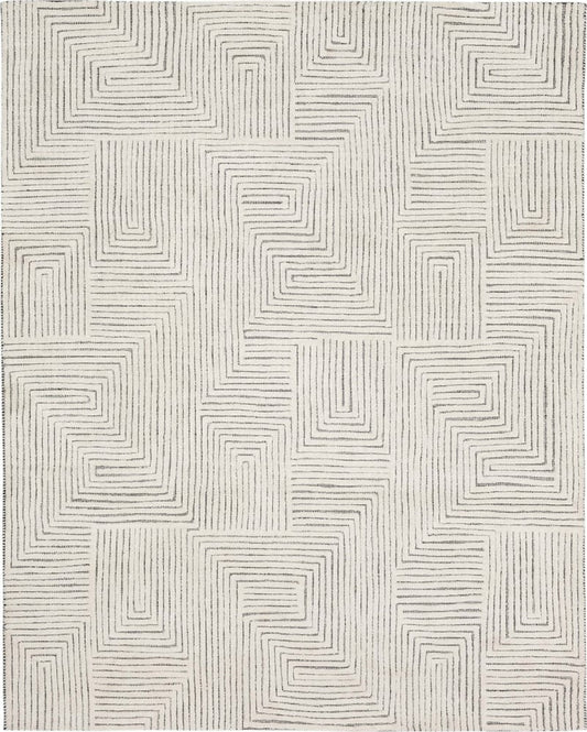 Karastan - Algiers Black/white 6' x 9' Area Rug - R1103 3512 072108 DJ view 1