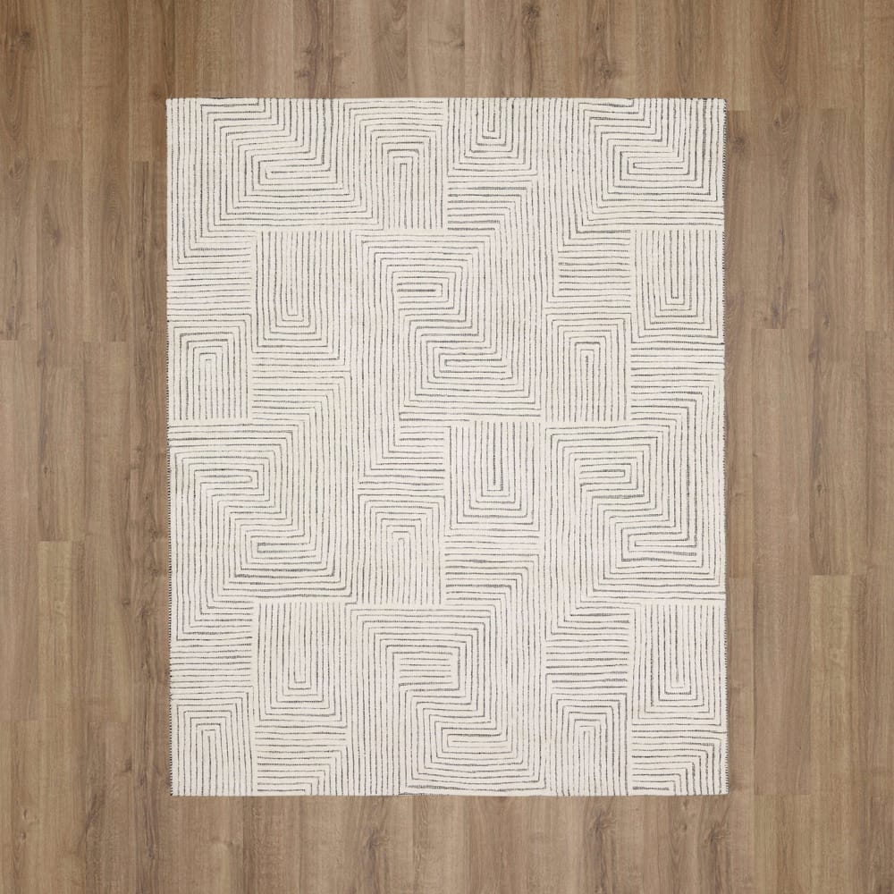 Karastan - Algiers Black/white 6' x 9' Area Rug - R1103 3512 072108 DJ view 7
