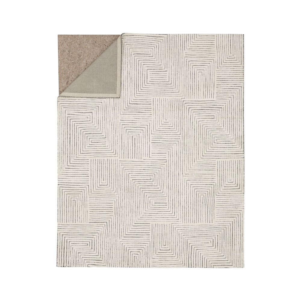 Karastan - Algiers Black/white 8' x 10' Area Rug - R1103 3512 096120 DJ view 2