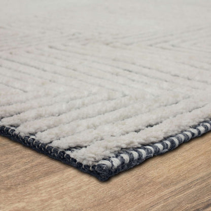 Karastan - Algiers Black/white 8' x 10' Area Rug - R1103 3512 096120 DJ view 3