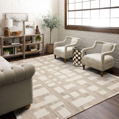 Karastan - Ardsley Place Ivory Natural 5' 3" x 7' 10" Area Rug - R1417 1043 063094 IR view 9