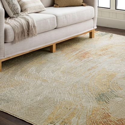 Karastan - Artifact Beige 2' 6" x 7' 6" Area Rug - R1157 245 030090 IR view 7